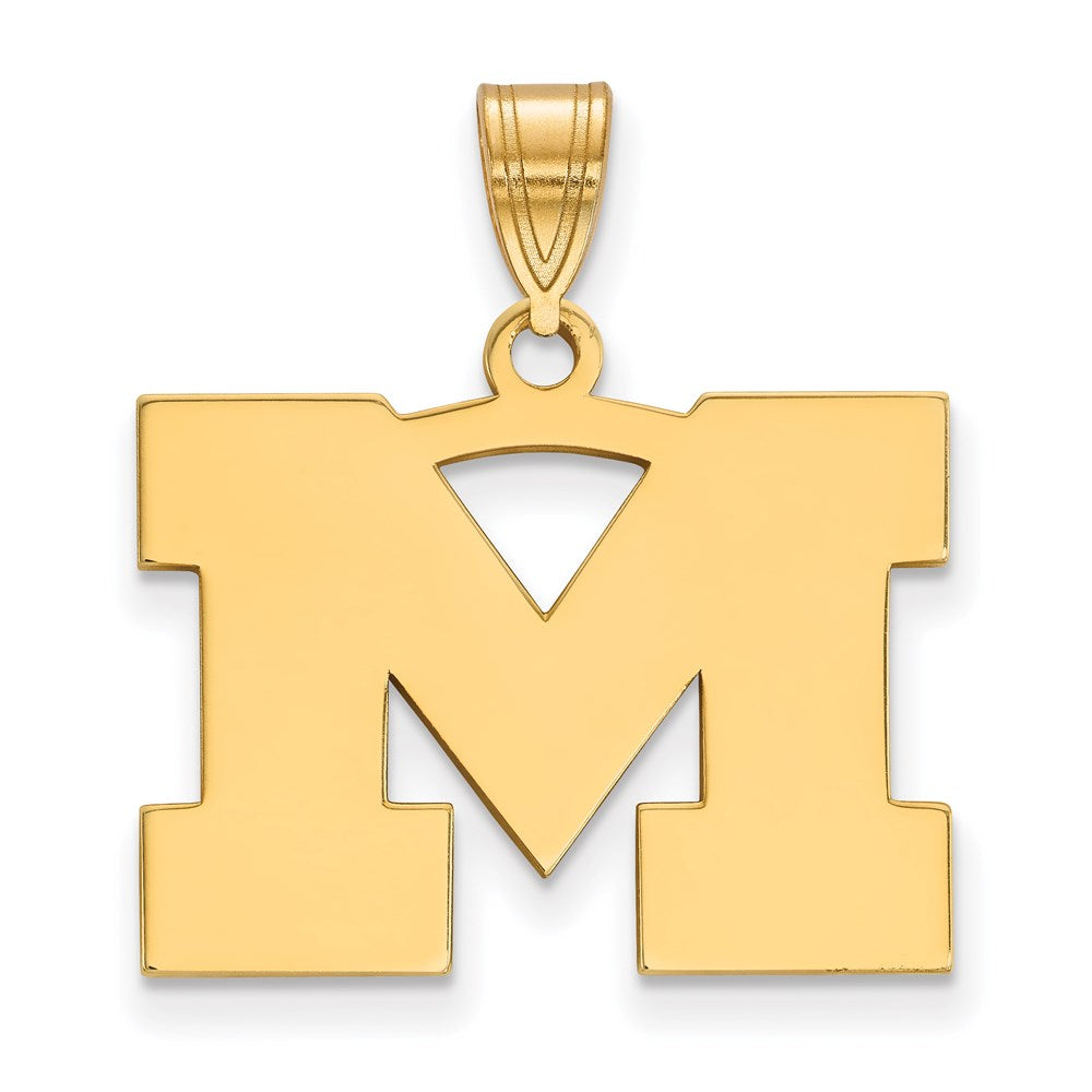 14k Gold Plated Silver U of Louisville Medium Pendant Necklace