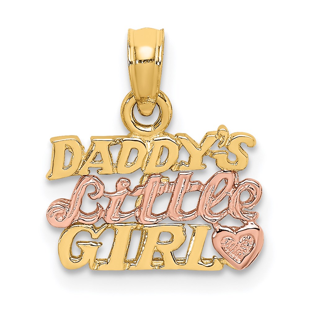 18K Gold & Diamond Little Girl Charm