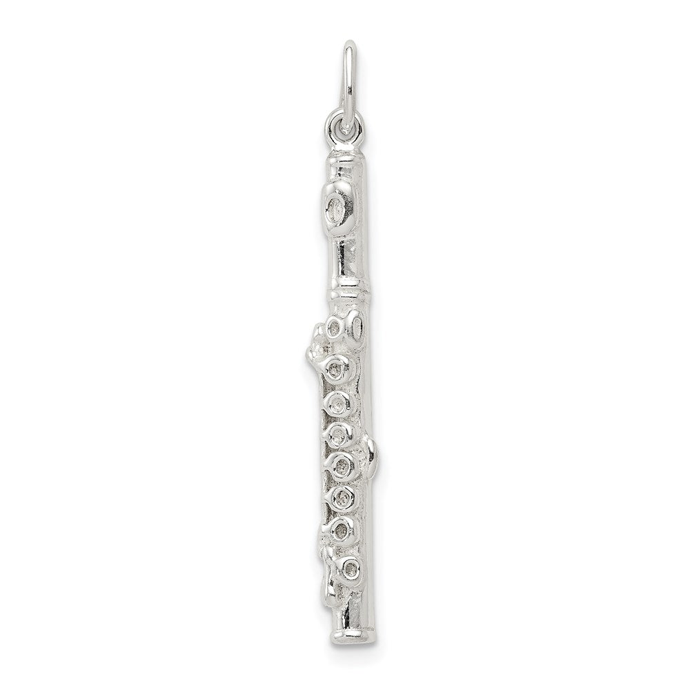 Sterling silver flute on sale charm