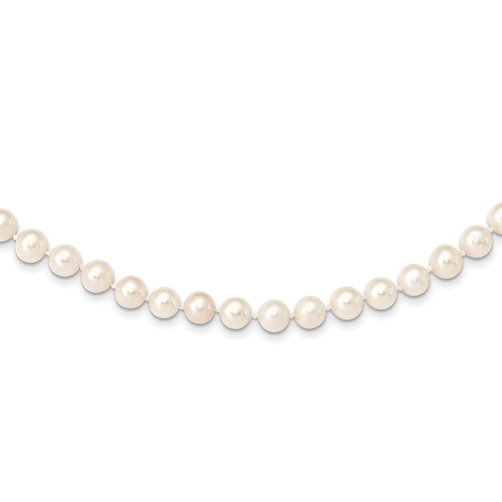 White Freshwater Pearl Choker - 14K Yellow Gold