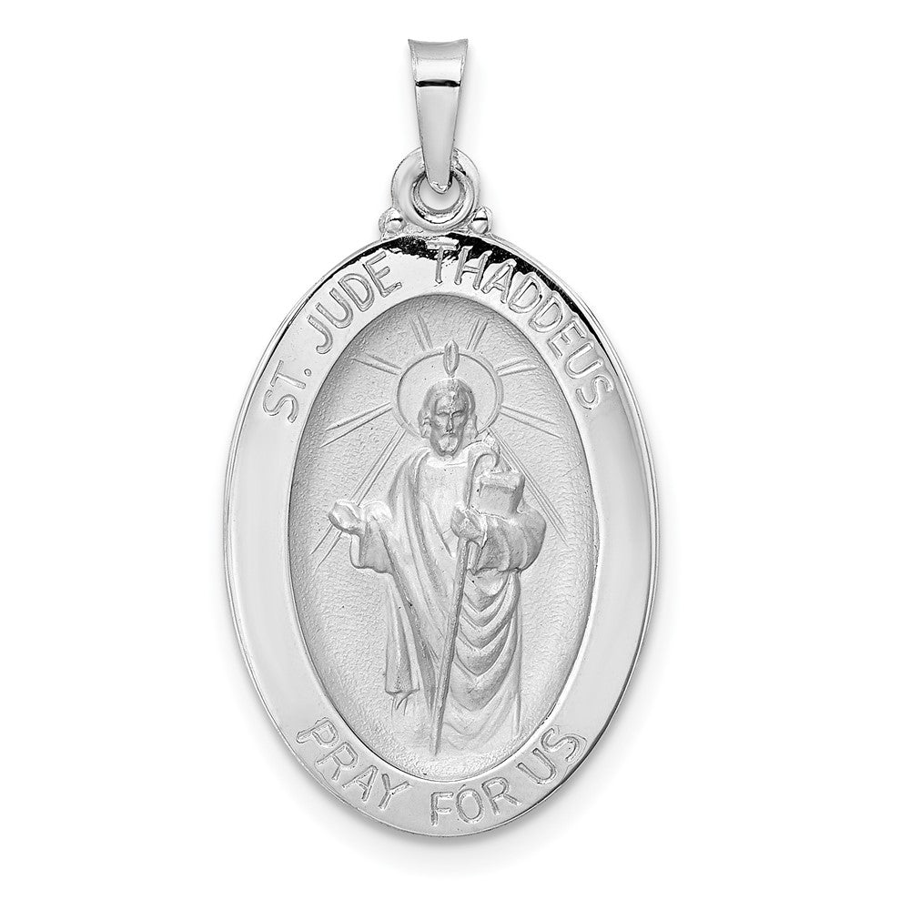 St jude white 2024 gold pendant