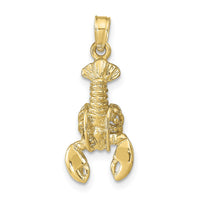 10k 3-D Moveable Lobster Pendant 1