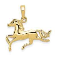 10K Horse Pendant