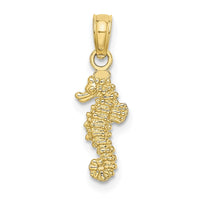 10K 3-D Mini Seahorse Charm 4