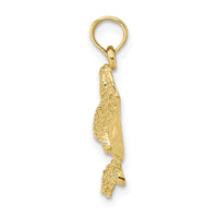 10K Textured Spotted Eagle Ray Charm 2