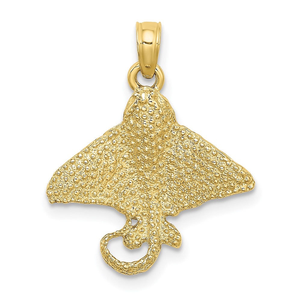 10K Textured Spotted Eagle Ray Charm 1