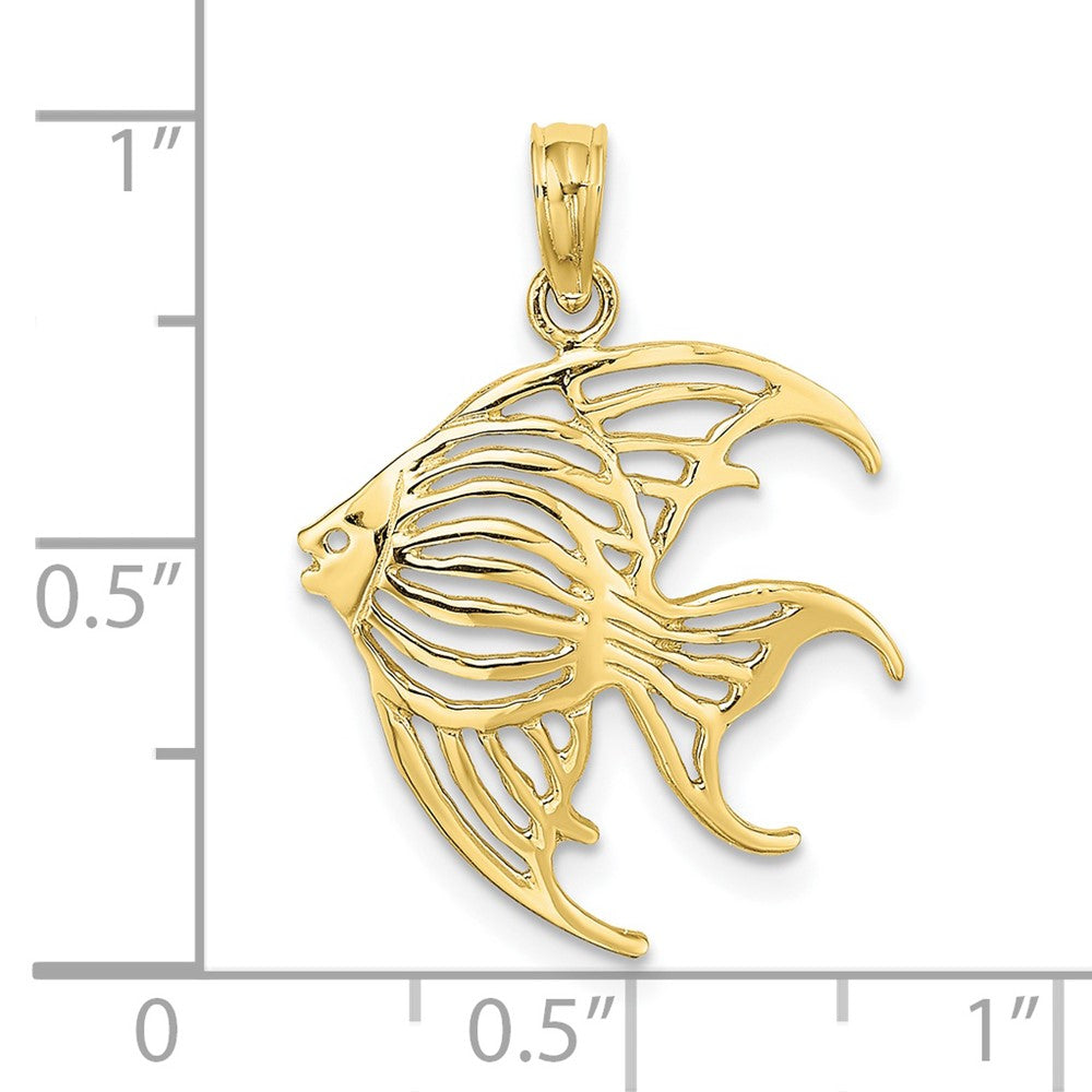 10K Cut-Out Angelfish Charm 3