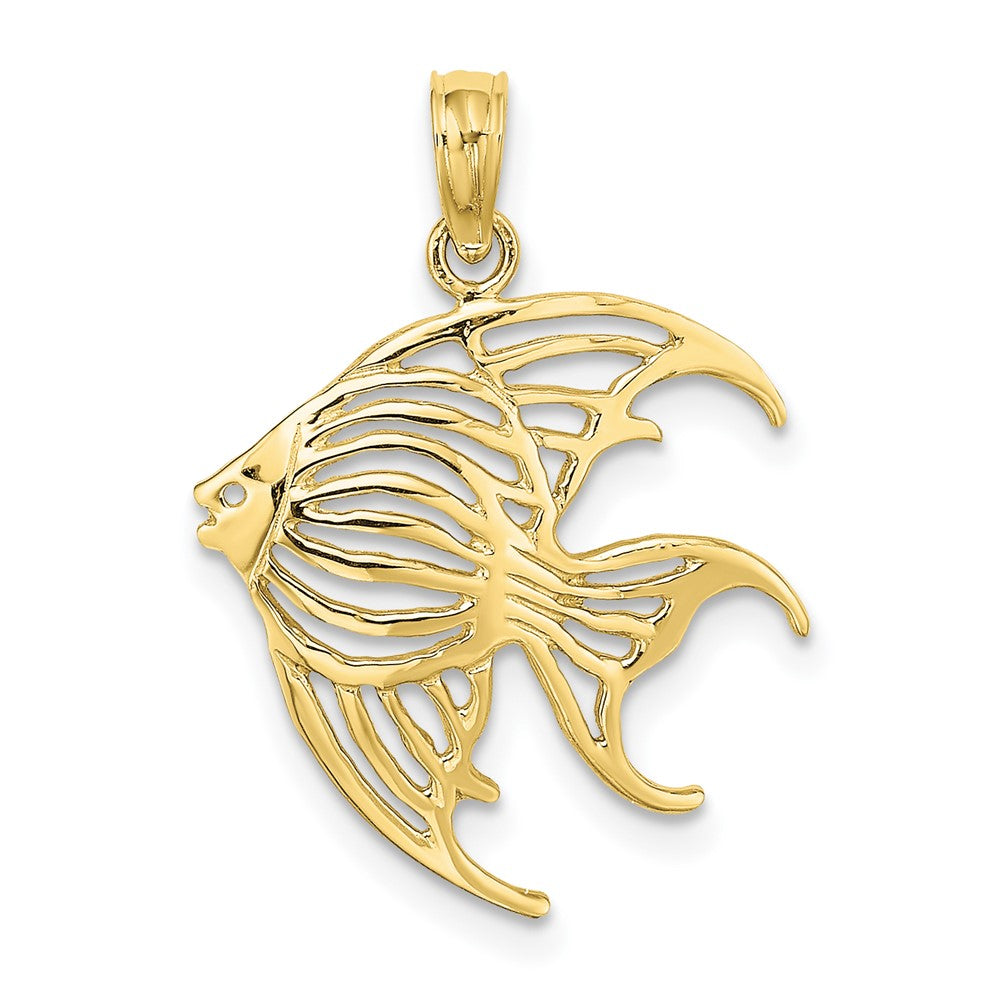 10K Cut-Out Angelfish Charm 1