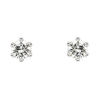 1/3 CTW Diamond Friction Post Stud Earrings 2