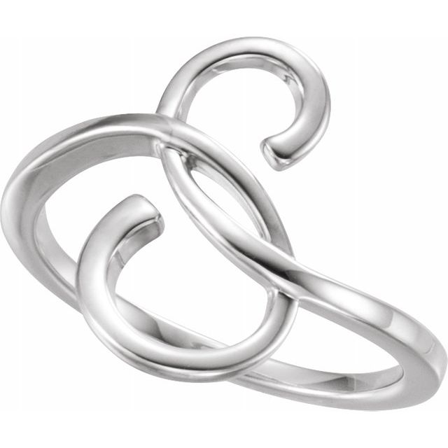 Sterling Silver Freeform Ring 3