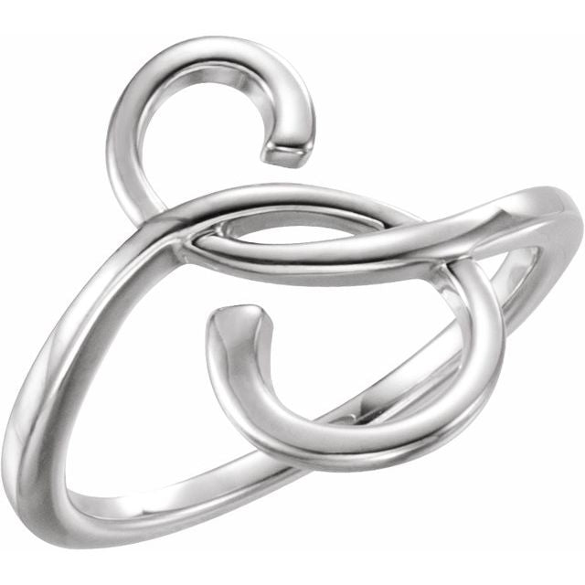 Sterling Silver Freeform Ring 1