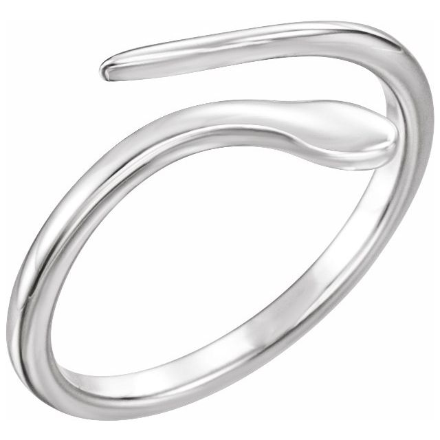 Sterling Silver Snake Ring 1