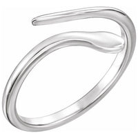 Sterling Silver Snake Ring 1