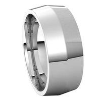 Sterling Silver 8 mm Knife Edge Comfort Fit Wedding Band 6