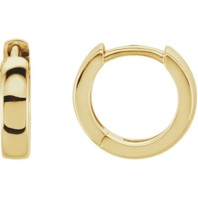 Louisville Small (1/2 Inch) Post Earrings (Gold Plated)