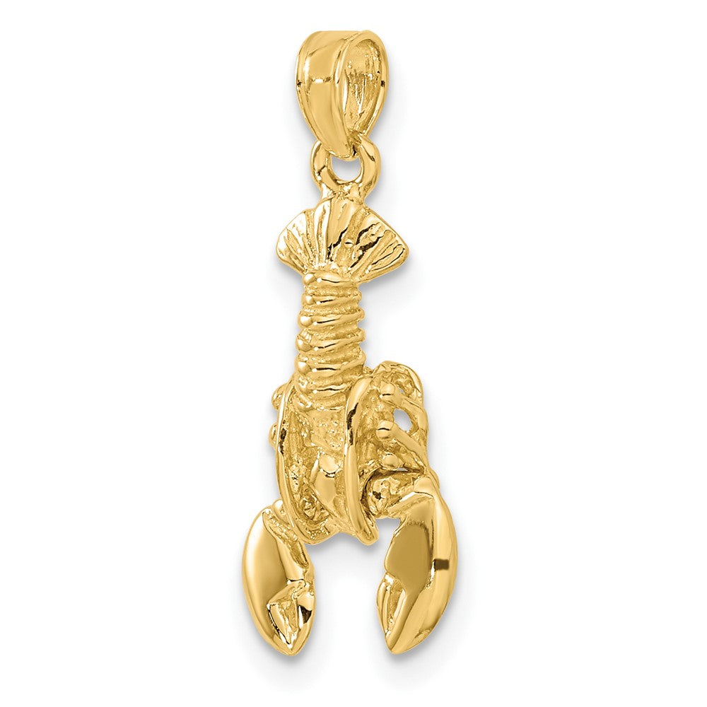 14k Moveable Lobster Pendant 5