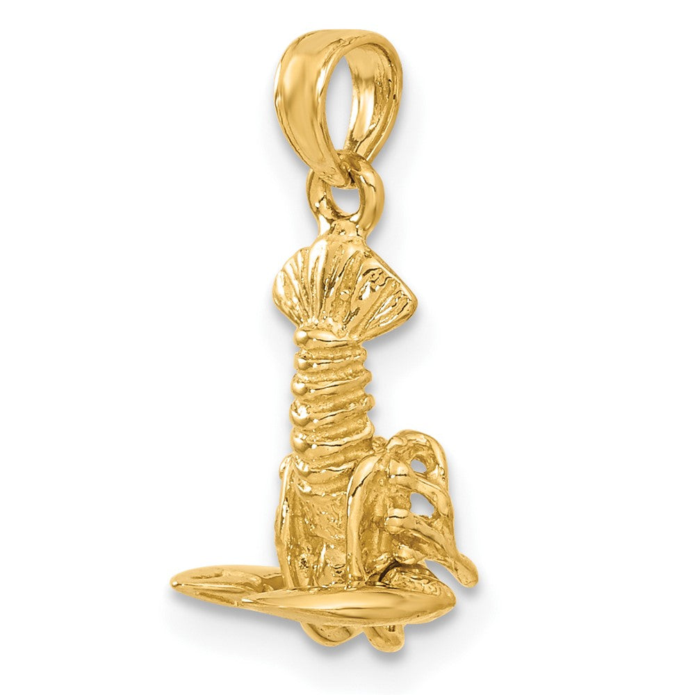 14k Moveable Lobster Pendant 6