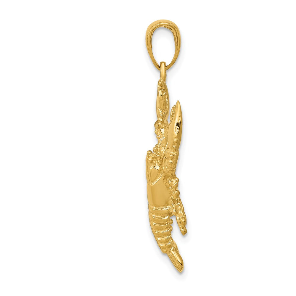 14k Lobster Pendant 2