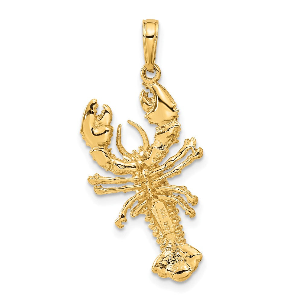 14k Lobster Pendant 3