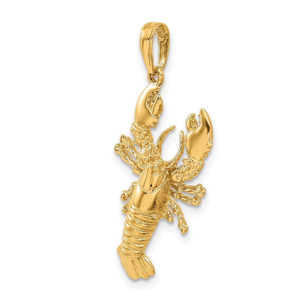 10k Lobster Pendant 3