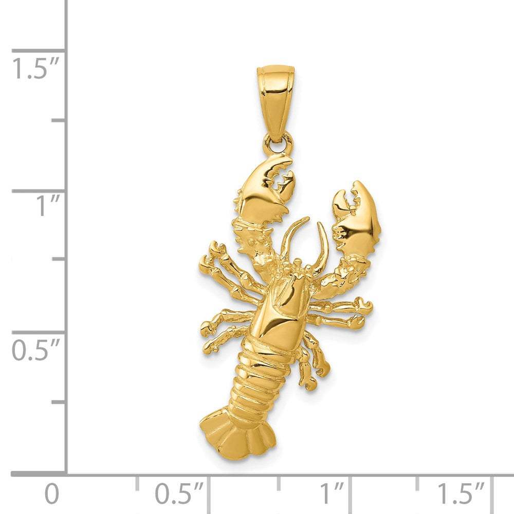 14k Lobster Pendant 4