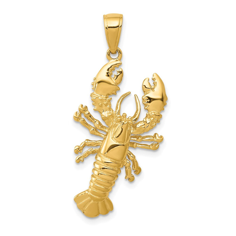 10k Lobster Pendant 1