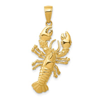 10k Lobster Pendant 1