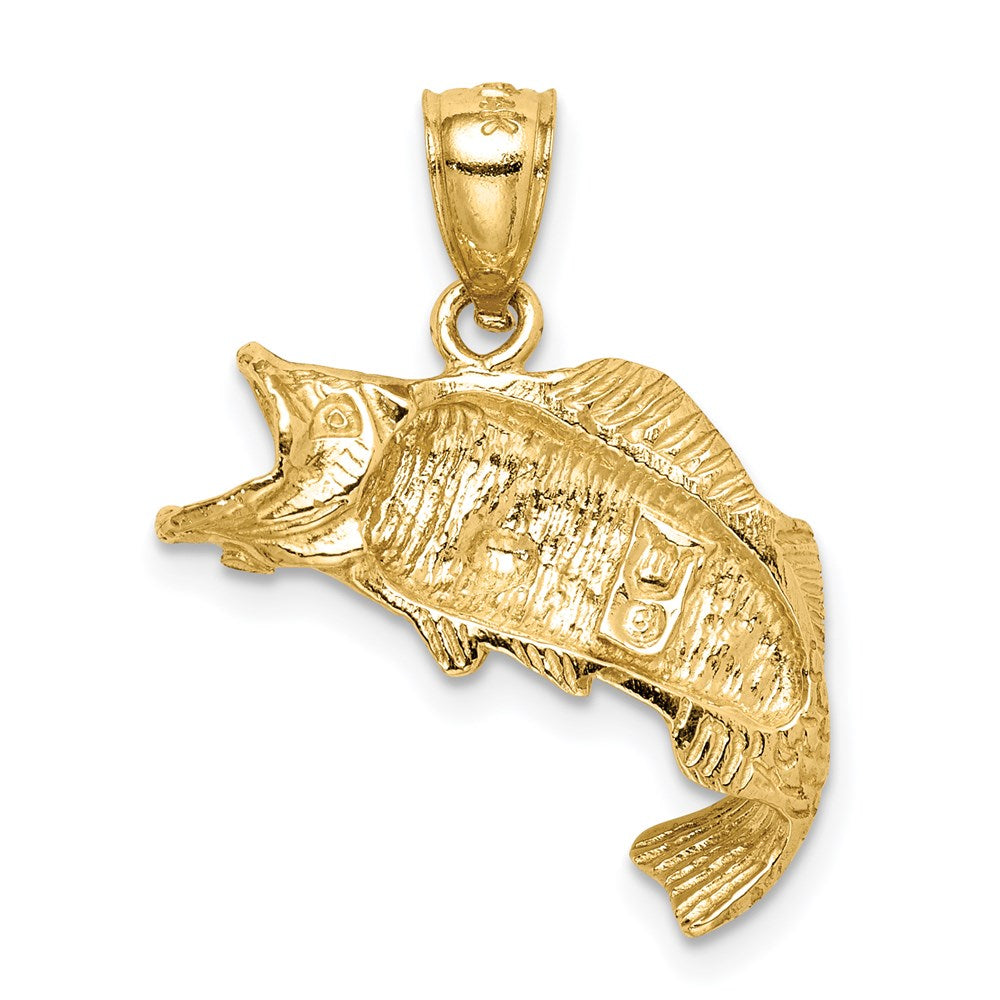 14K Fish Pendant 3