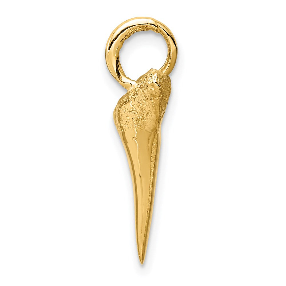 14K Shark Tooth Pendant 2