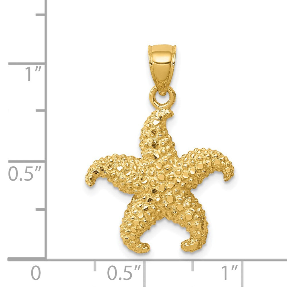 14K Starfish Pendant 4