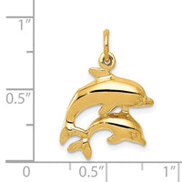 14k Dolphin Charm 4