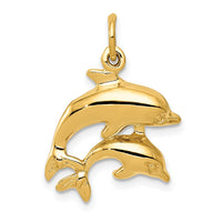 14k Dolphin Charm 1