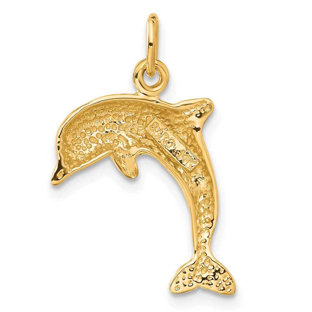 14k Dolphin Charm 3