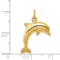 14k Dolphin Charm 4