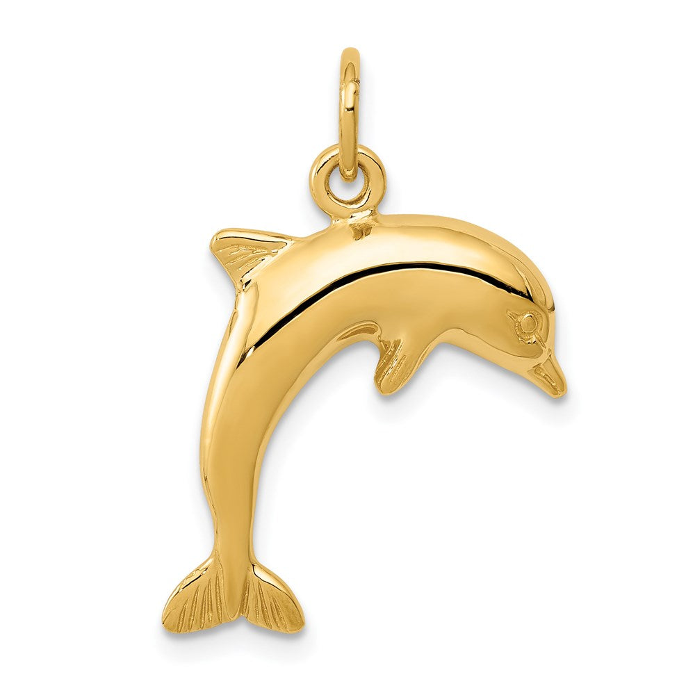 14k Dolphin Charm 1