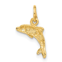 14k Dolphin Pendant 3