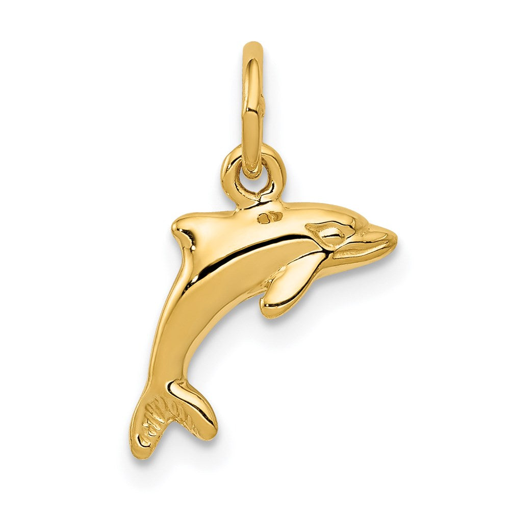 14k Dolphin Pendant 1