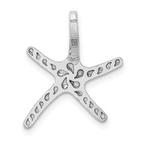 14k White Gold Starfish Chain Slide 3