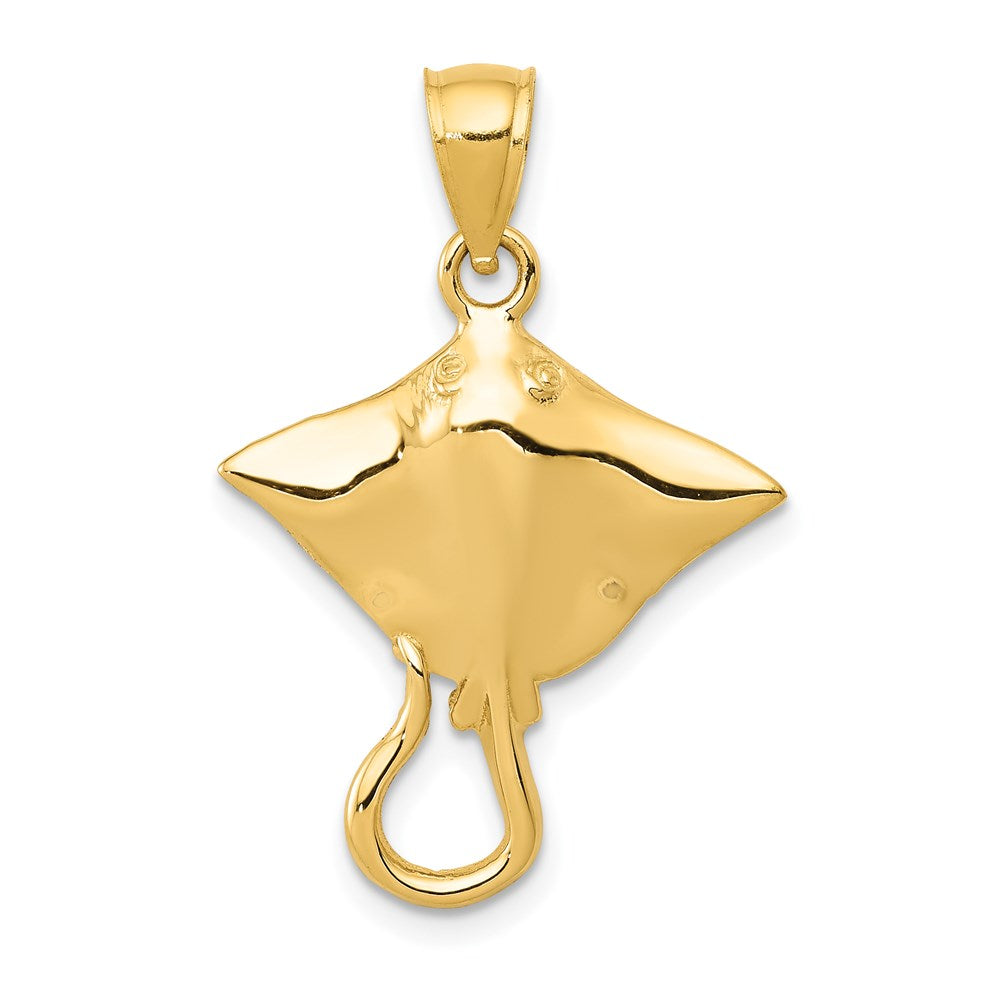 14K Stingray Pendant 1