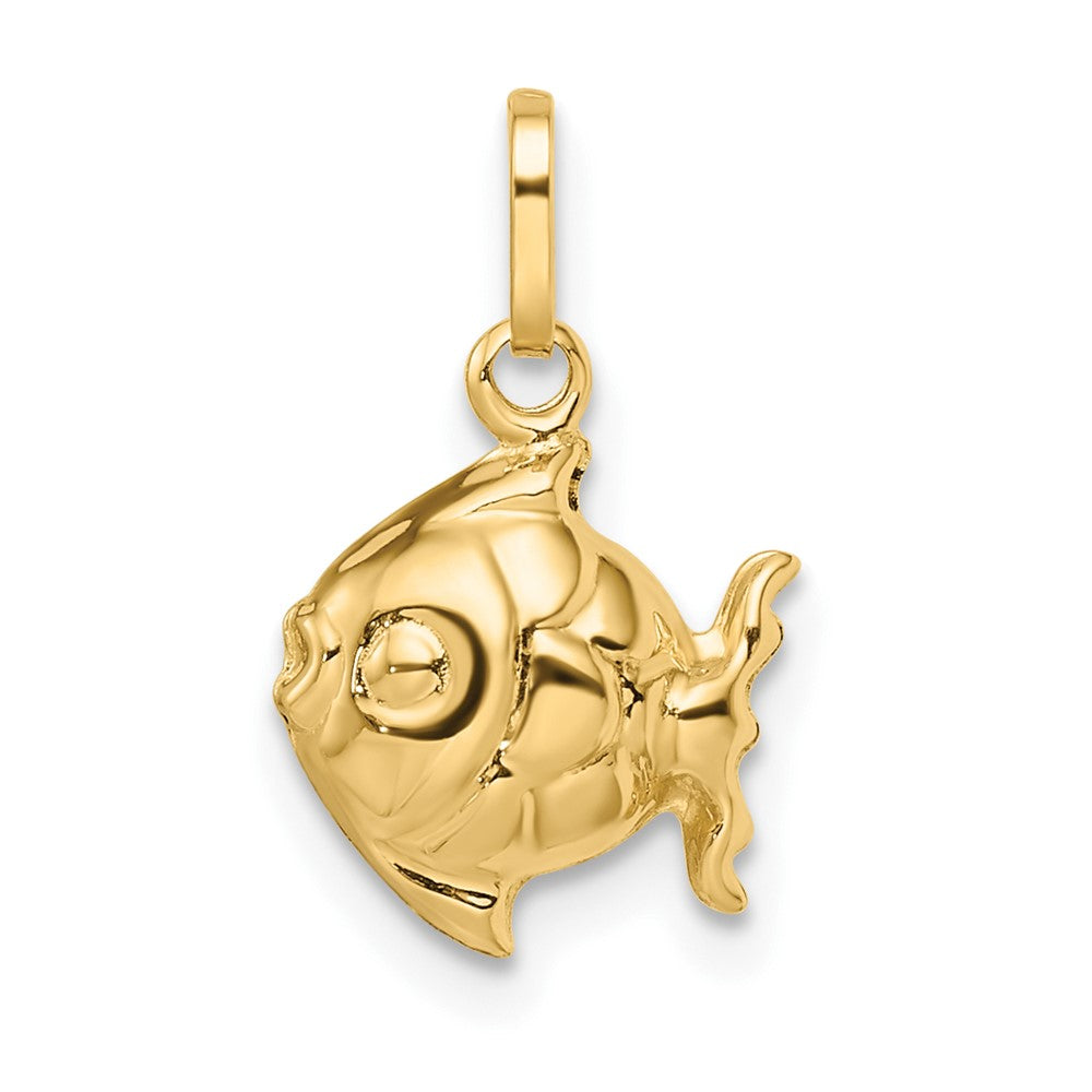 14k Madi K Polished 3-D Fish Pendant 3