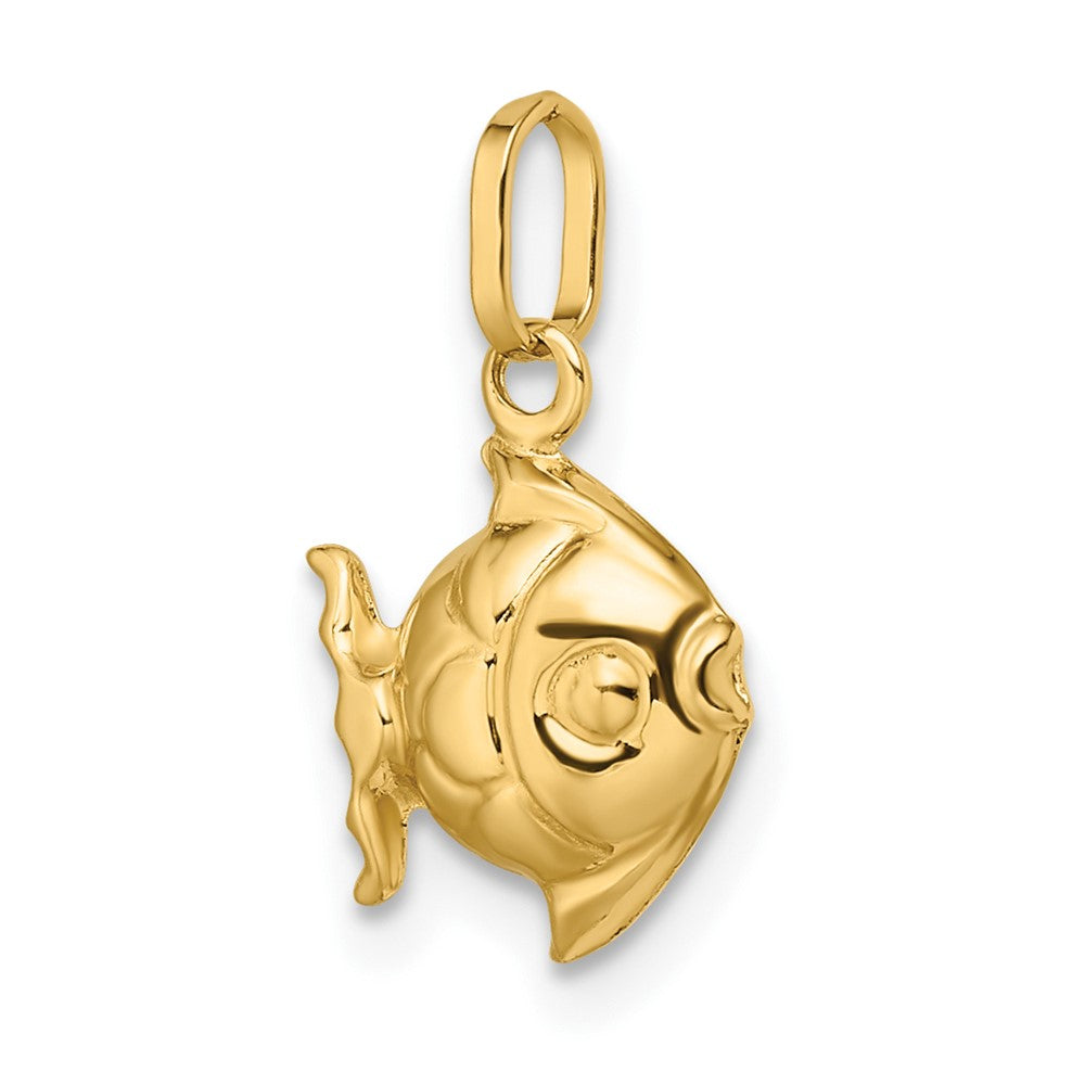 14k Madi K Polished 3-D Fish Pendant 4