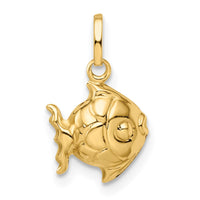 14k Madi K Polished 3-D Fish Pendant 1