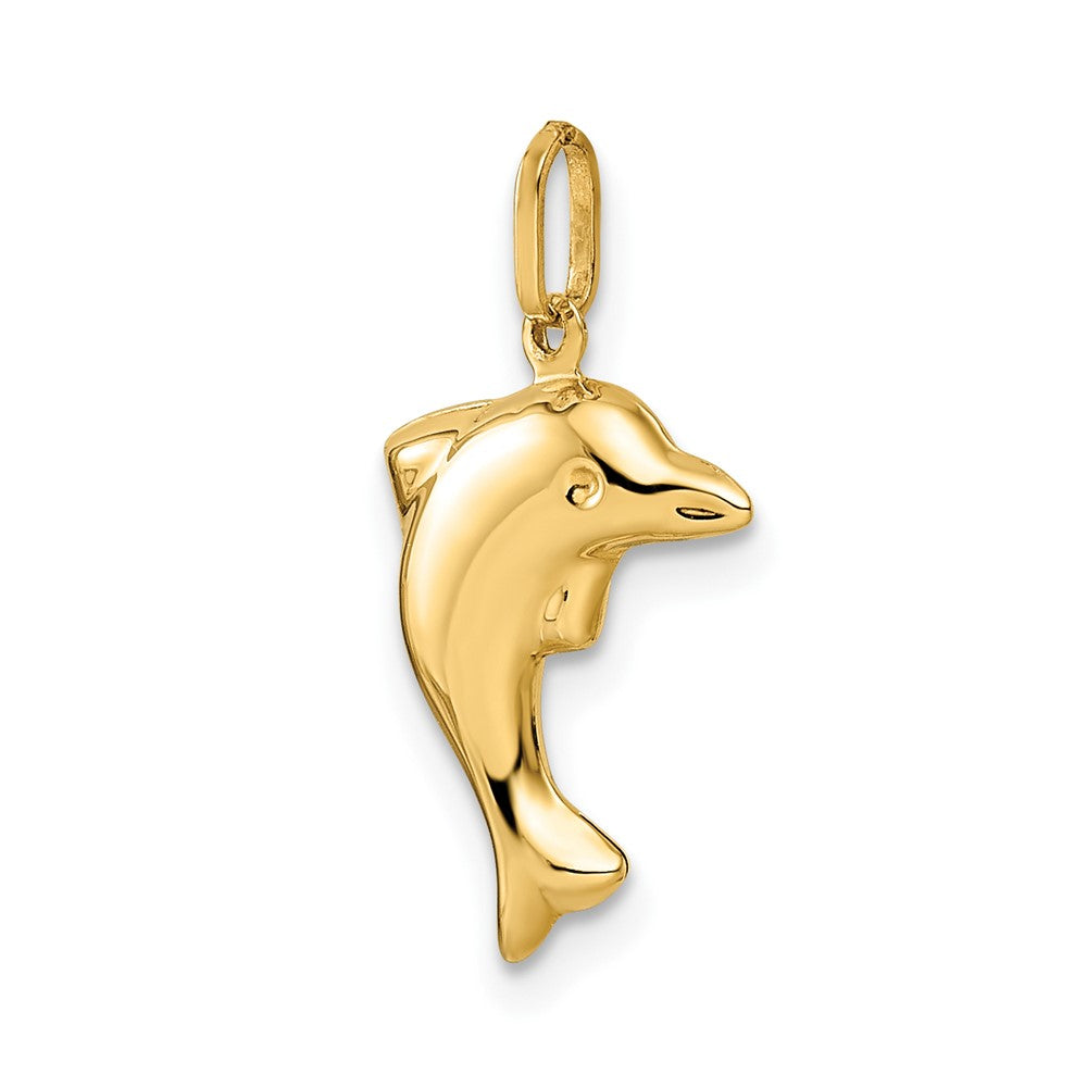 14k Madi K Polished 3-D Dolphin Pendant 4