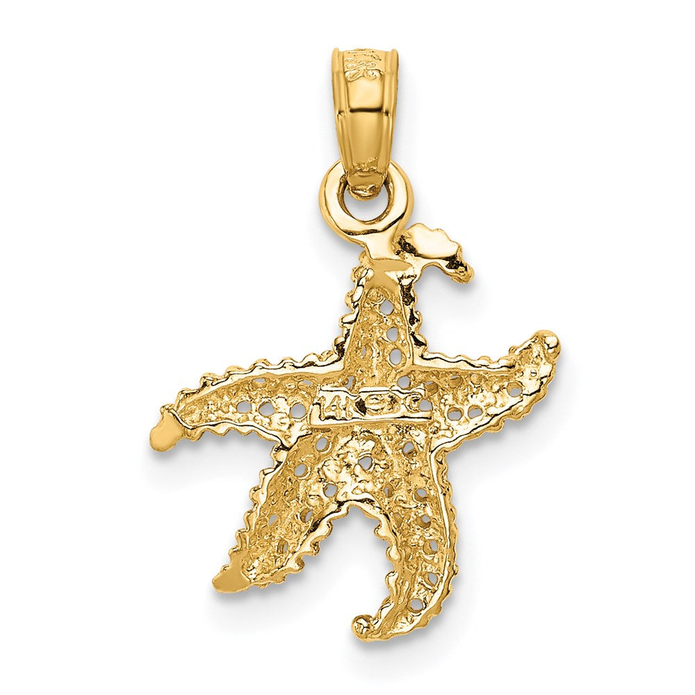 14k Starfish Pendant 3