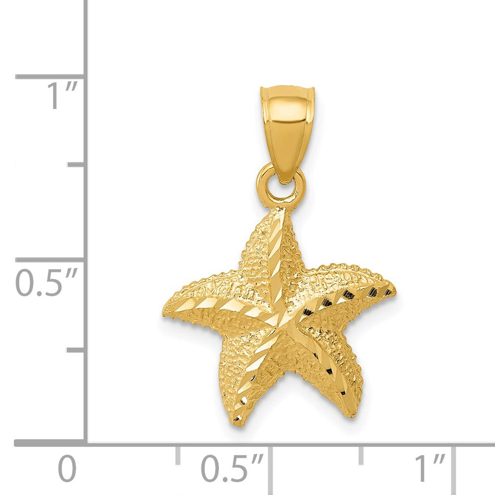 14K Starfish Pendant 4