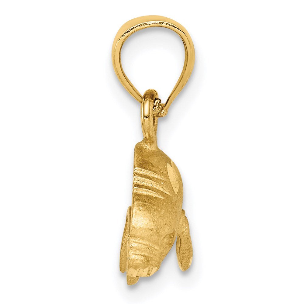 14K Manatee Pendant 2