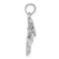 14K White Gold Double Manatee Pendant 2