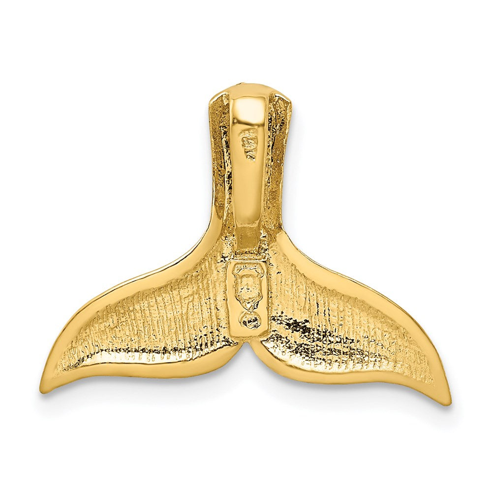 14K Diamond-cut Whale Tail Slide 3