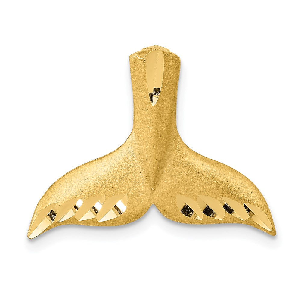 14K Diamond-cut Whale Tail Slide 1