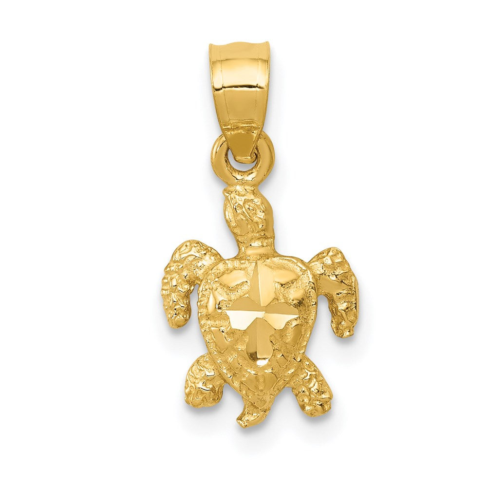 14K Turtle Pendant 1